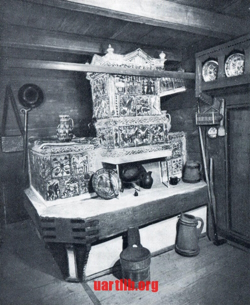 Tile stove, 1875.